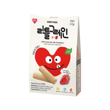 韓國Kemy Kids貪吃凱米 穀物小捲心 草莓40g