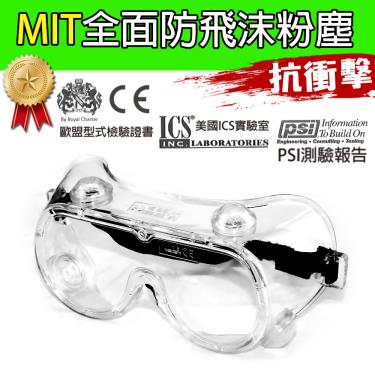 黑魔法 MIT全面性防飛沫粉塵透氣包覆式護目鏡 台灣製造x1 -廠送