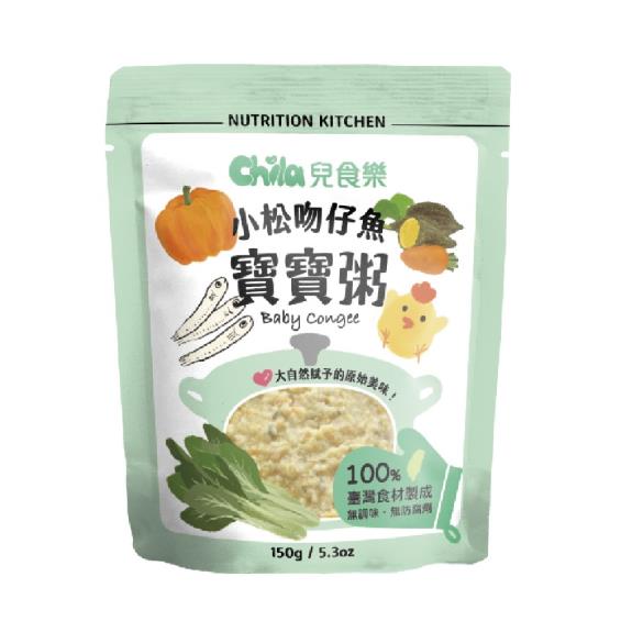 【Chila 兒食樂】寶寶粥 小松吻仔魚（150g／包）