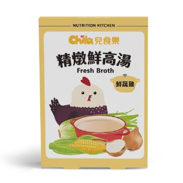 (7/5-7/7限定優惠)【Chila 兒食樂】精燉鮮高湯-鮮蔬雞 300g（3包/盒）