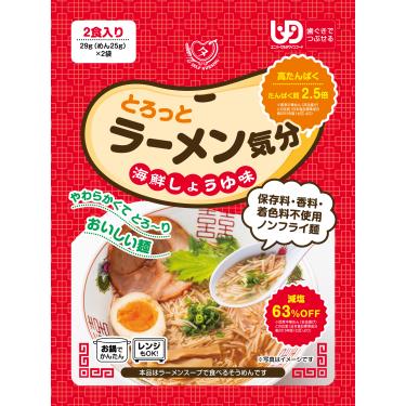 百仕可 銀髮 介護食系列 日式海鮮醬油風味拉麵  58克/袋
