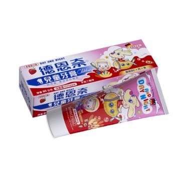 【德恩奈】兒童牙膏（90g）水蜜桃/草莓 口味隨機出貨