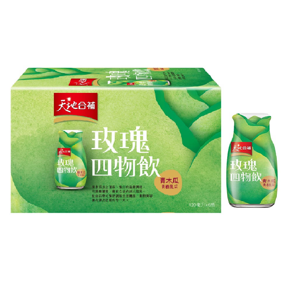 【桂格】青木瓜玫瑰四物飲（6瓶/盒）