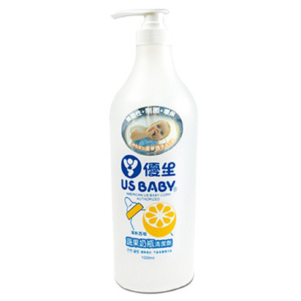 【US BABY 優生】柚香蔬果奶瓶清潔劑1000ml