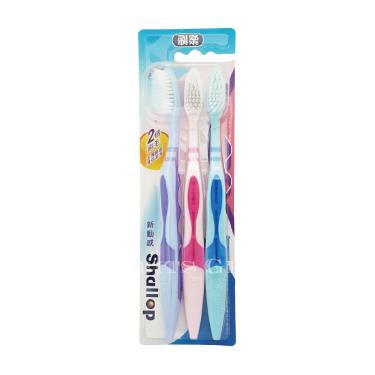 【Shallop刷樂】新動感型牙刷（3入）