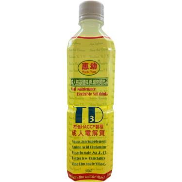 【惠幼】成人胺基酸電解質營養飲品（500ml/瓶）