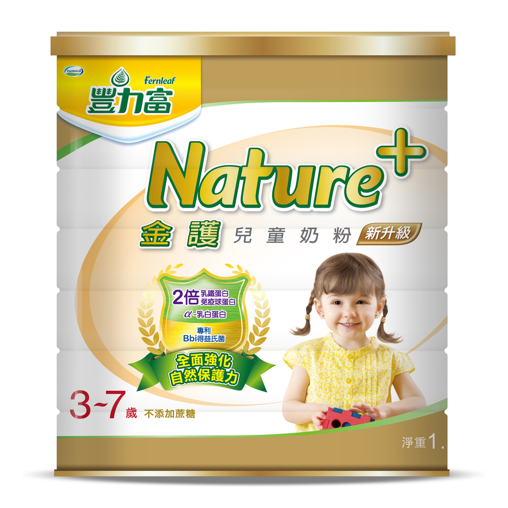 (送1罐+城堡益智遊戲機)【豐力富】nature+4金護3-7歲兒童奶粉（1.5kgX6罐）
