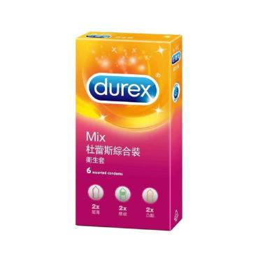 【Durex杜蕾斯】保險套綜合裝（6入／盒）