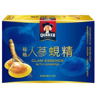 【QUAKER桂格】人蔘蜆精盒裝(6瓶/盒)