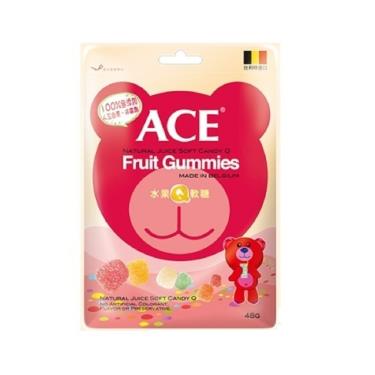 （滿229送黏土組）【ACE】 水果Q軟糖隨手包（48g/袋）包裝隨機出貨 
