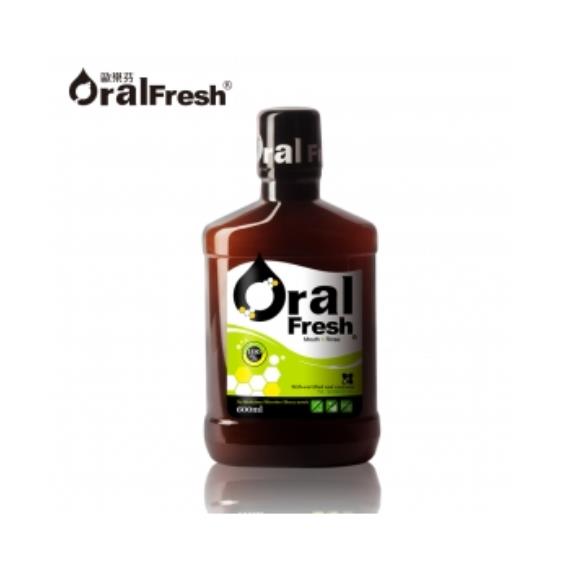 【Oral Fresh歐樂芬】天然口腔保健液／漱口水（600ml）牙周協會專利認證