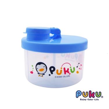 （任2件9折）【PUKU 藍色企鵝】小三格奶粉盒 水藍