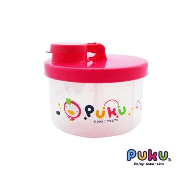 （任2件9折）【PUKU 藍色企鵝】小三格奶粉盒 粉紅