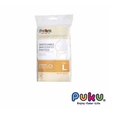 【PUKU 藍色企鵝】孕婦免洗褲5入 L
