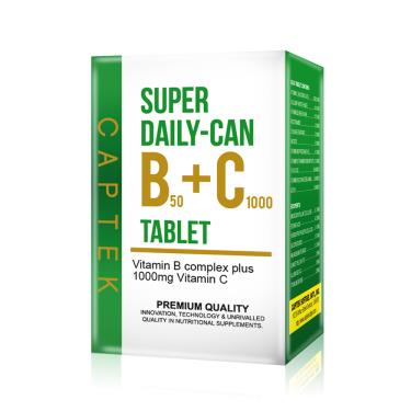【CAPTEK】Super Daily-Can B+C Tablets 天天能B+C錠（50錠/瓶）