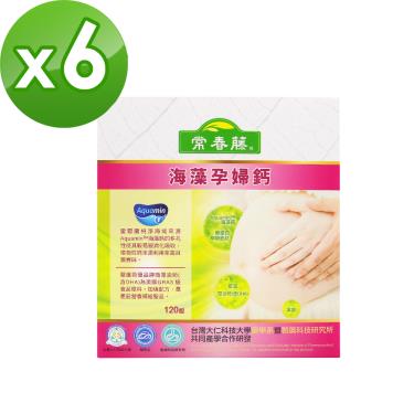 (買六送一)【常春藤】海藻孕婦鈣（30錠/盒）X6