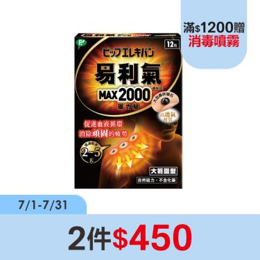 (2件$450)【易利氣】MAX2000磁力貼 12入