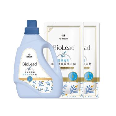 【台塑生醫 Dr's Formula】 嬰童用抗敏原洗衣精 （1+2組）