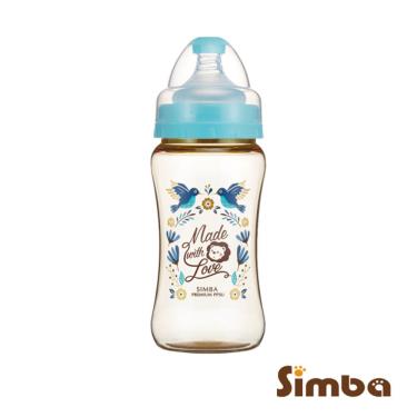 （滿額多重送）【Simba 小獅王辛巴】桃樂絲PPSU寬口雙凹中奶瓶270ml天藍色