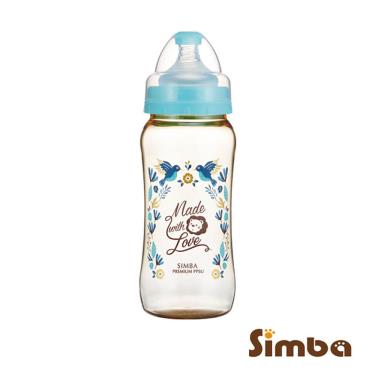 （滿額多重送）【Simba 小獅王辛巴】桃樂絲PPSU寬口葫蘆大奶瓶360ml天藍色