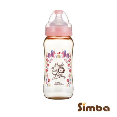 （滿額多重送）【Simba 小獅王辛巴】桃樂絲PPSU寬口葫蘆大奶瓶360ml蜜粉色