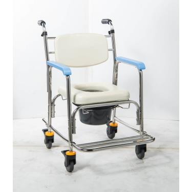 【均佳】不銹鋼洗澡便器椅加推手（JCS-302）廠商直送