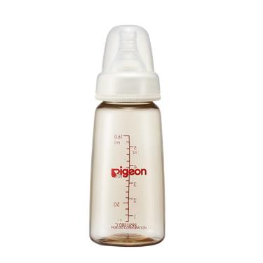 【Pigeon 貝親】一般口徑母乳實感PPSU奶瓶（160ml）白色