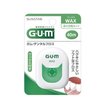 【GUM】牙周護理牙線 含蠟膨脹型 