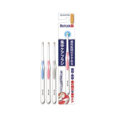 【日本SUNSTAR三詩達】集中單束護理牙刷（軟毛）顏色隨機 