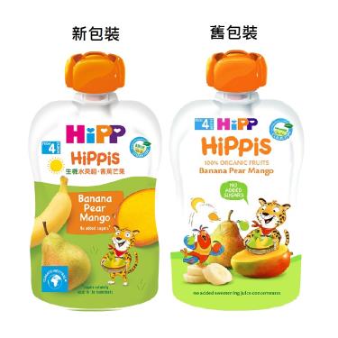 【HiPP喜寶】生機水果趣-香蕉芒果（100g)  