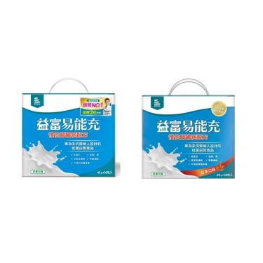 【益富】易能充慢性腎臟病適用配方（45gX30+3包／盒）+易能充-紅茶口味(45g*30+3包/盒)