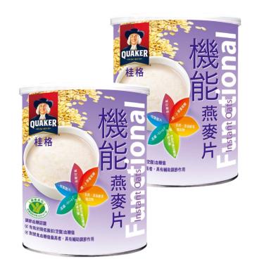 【QUAKER 桂格】機能燕麥片（700g x2罐）