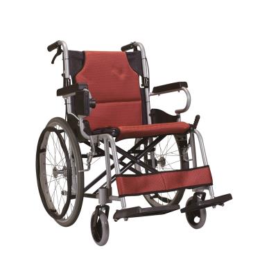 【康揚Karma】日式輕量型附杯架 KM-2500L 中輪輪椅 （輪椅B款補助）廠商直送