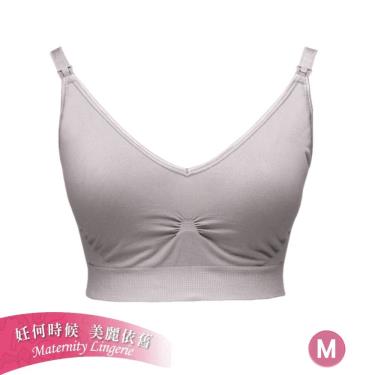 【Baan 貝恩】時尚美膚無縫孕哺內衣／焦糖M