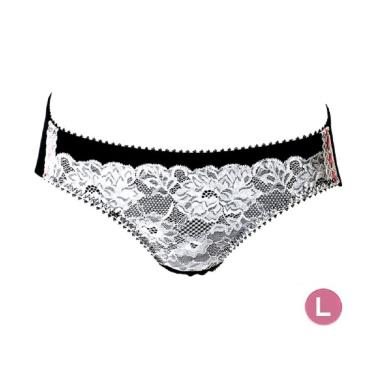 【Baan 貝恩】時尚性感低腰款孕哺內褲／時尚黑 L  