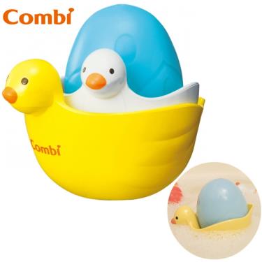（2件95折，3件85折）【Combi 康貝】寶貝鴨洗澡玩具（16711）