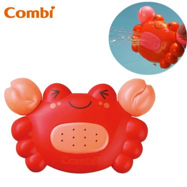 (2件95折，3件85折)【Combi 康貝】螃蟹洗澡玩具（16713）
