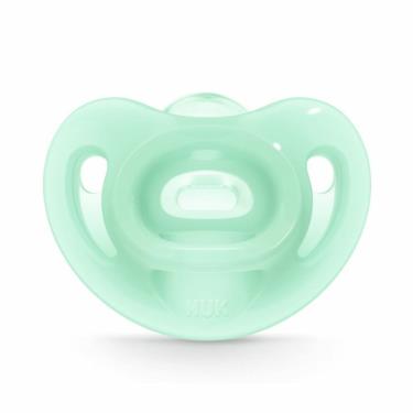 【德國NUK】SENSITIVE全矽膠安撫奶嘴-6-18M-綠-1入