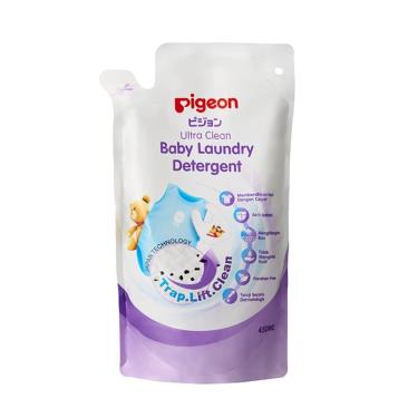 【Pigeon 貝親】嬰兒洗衣精補充包（450ml／包）