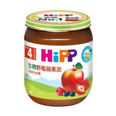 【HiPP喜寶】生機野莓蘋果泥（125g）