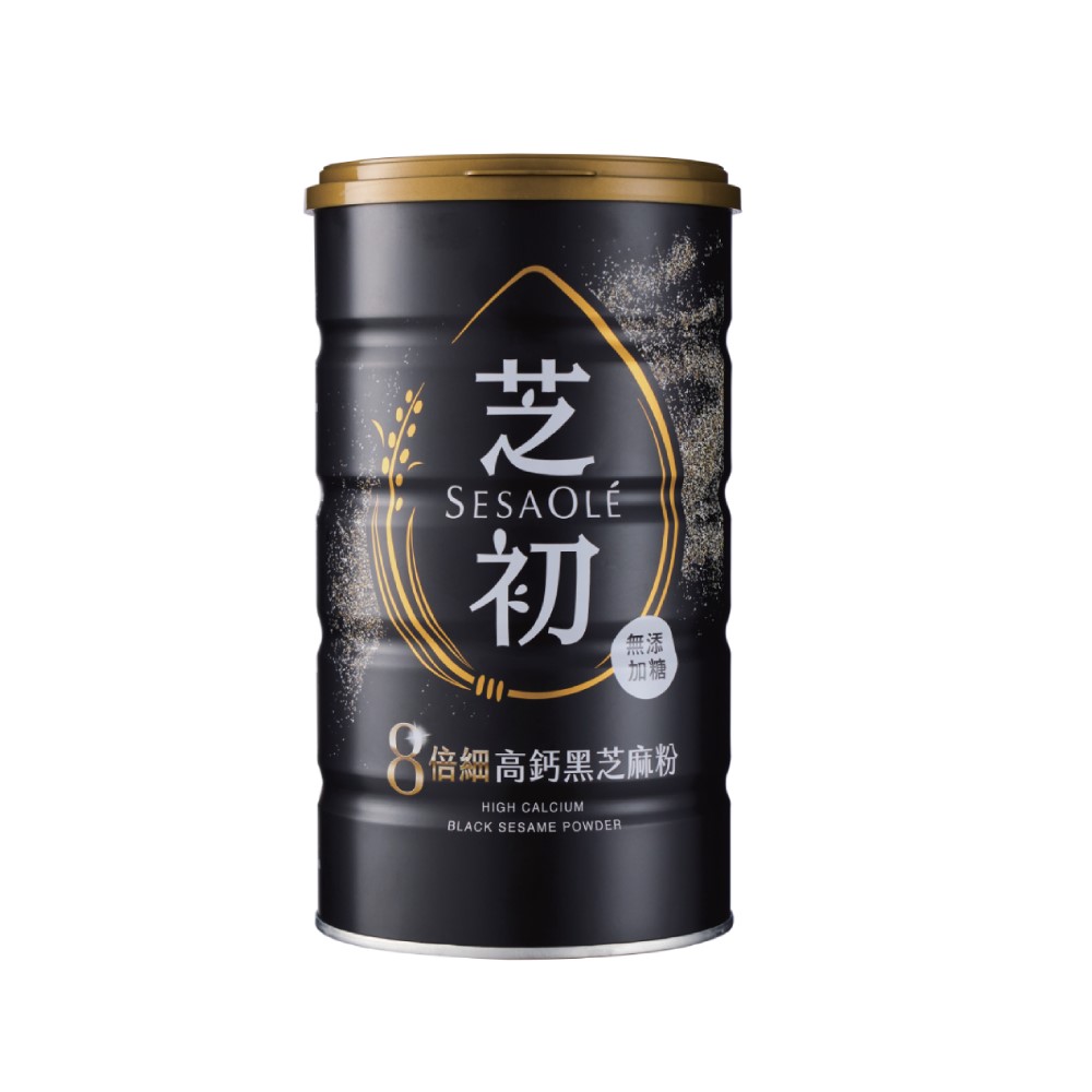 (買4件送不沾鍋)【芝初】高鈣黑芝麻粉（380g/罐）