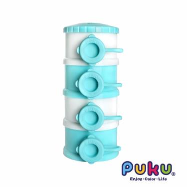 （任2件9折）【PUKU 藍色企鵝】甜甜圈奶粉盒 水色