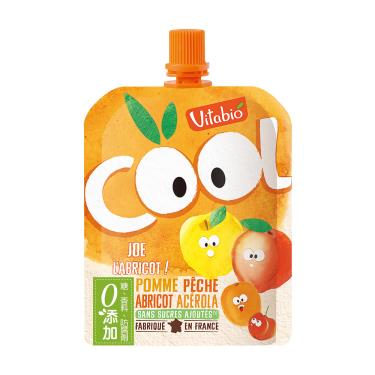 【Vitabio】法國生機優鮮果（90g）蘋果蜜桃杏桃  效期2024/08