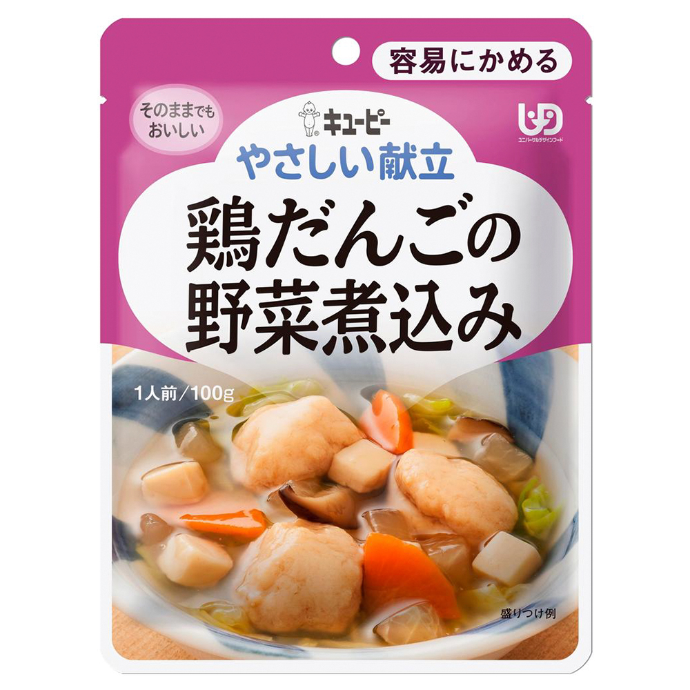 【日本KEWPIE 雅膳誼】銀髮族介護食品 Y1-4 總匯野菜雞肉丸（100g）