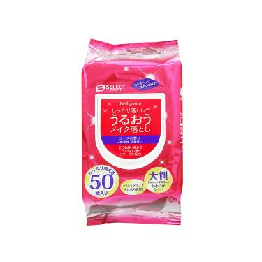 【S-SELECT】保濕卸妝棉50枚