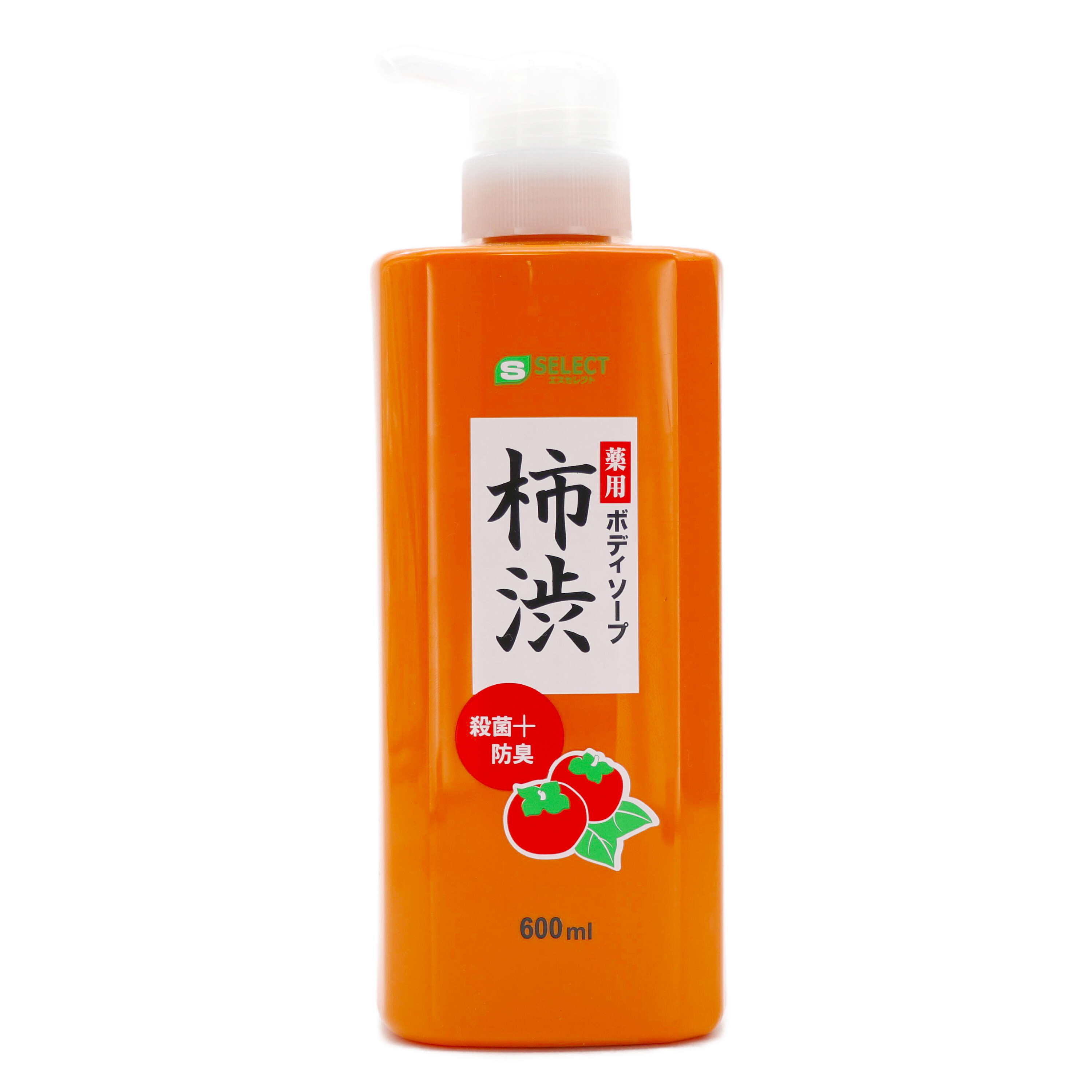 【S-SELECT】抗菌柿澀沐浴乳-600ml