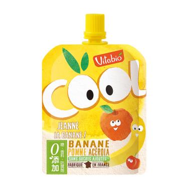(限時下殺5折)【Vitabio】法國生機優鮮果（90g）蘋果香蕉  效期2024/06/01