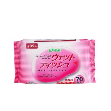 S-SELECT-濕紙巾-70入