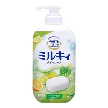 【日本牛乳石鹼】牛乳精華沐浴乳（柚子果香）（550ml）