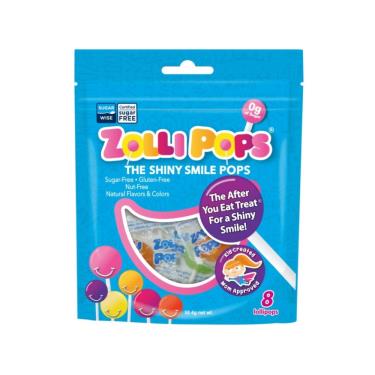 【Zollipops】木糖醇無糖棒棒糖（8支）綜合水果口味